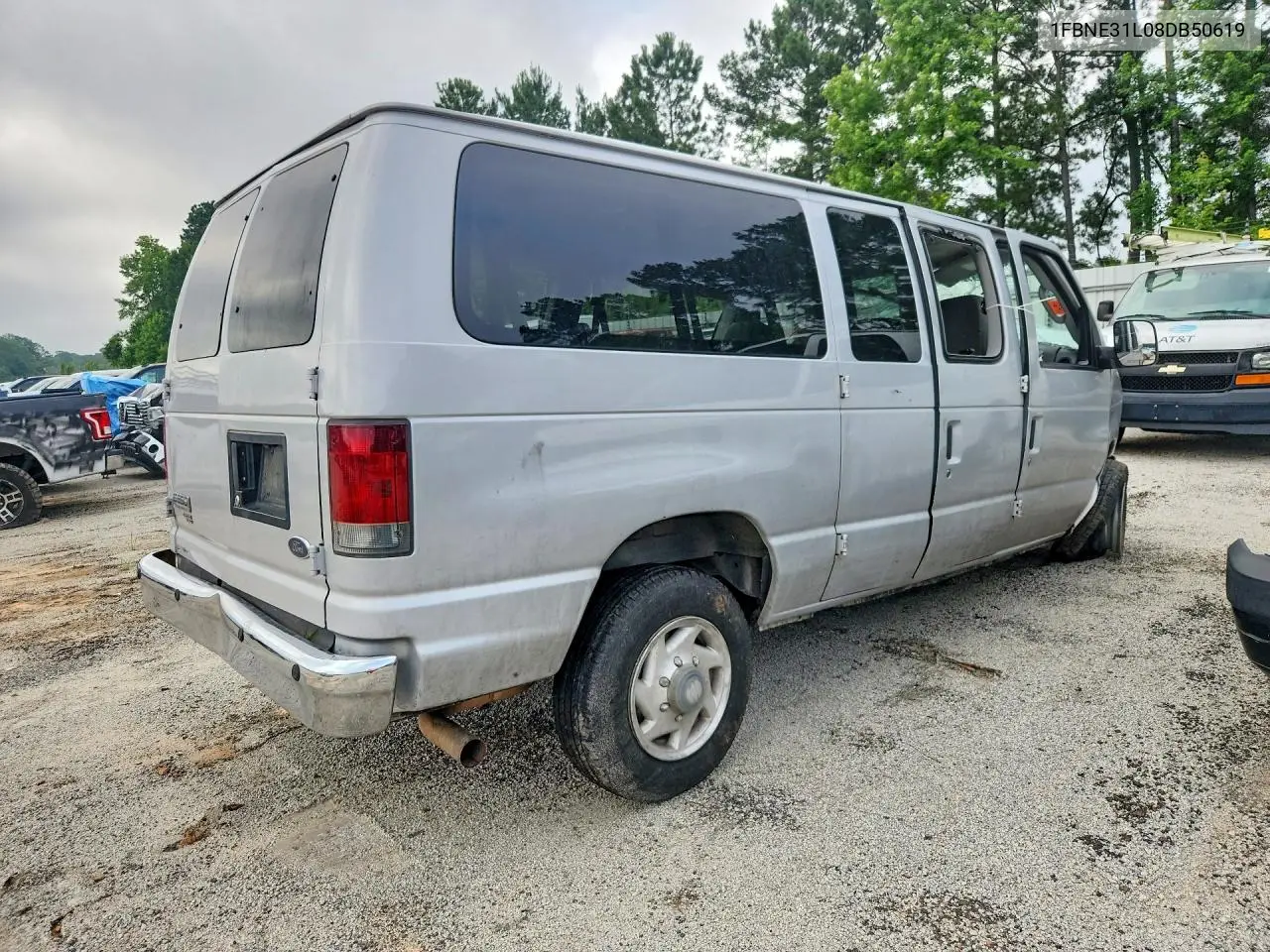 2008 Ford Econoline E350 Super Duty Wagon VIN: 1FBNE31L08DB50619 Lot: 56512816