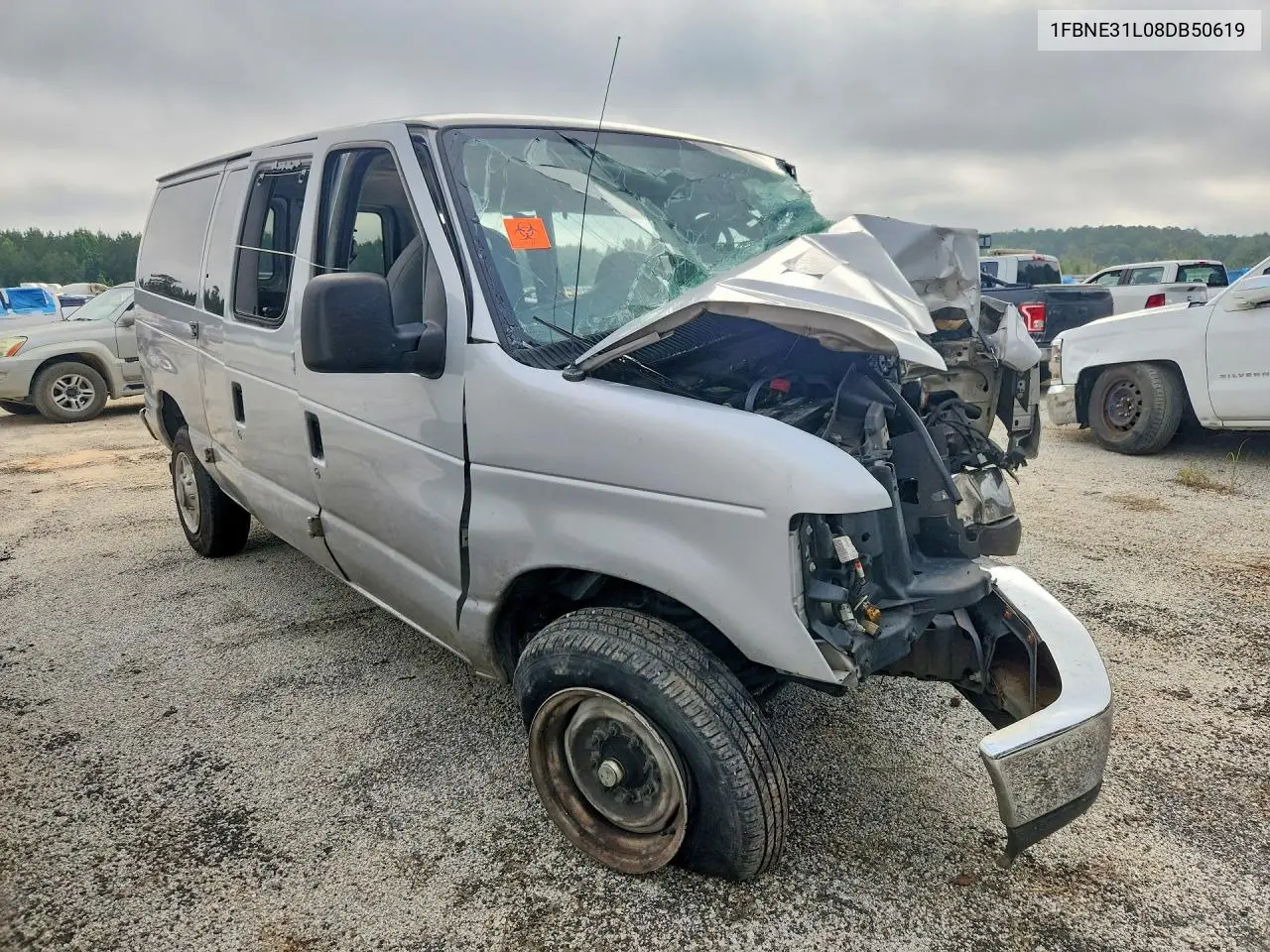2008 Ford Econoline E350 Super Duty Wagon VIN: 1FBNE31L08DB50619 Lot: 56512816