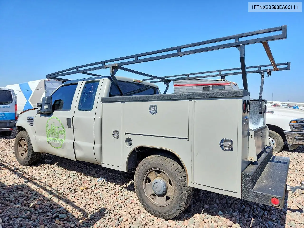 2008 Ford F250 Super Duty VIN: 1FTNX20588EA66111 Lot: 57956886