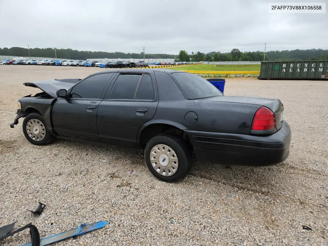 2008 Ford Crown Victoria VIN: 2FAFP73V88X106558 Lot: 58271206