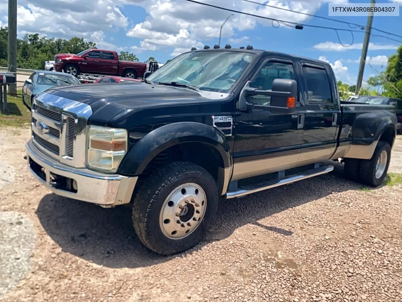 2008 Ford F450 Super Duty VIN: 1FTXW43R08EB04307 Lot: 59144316
