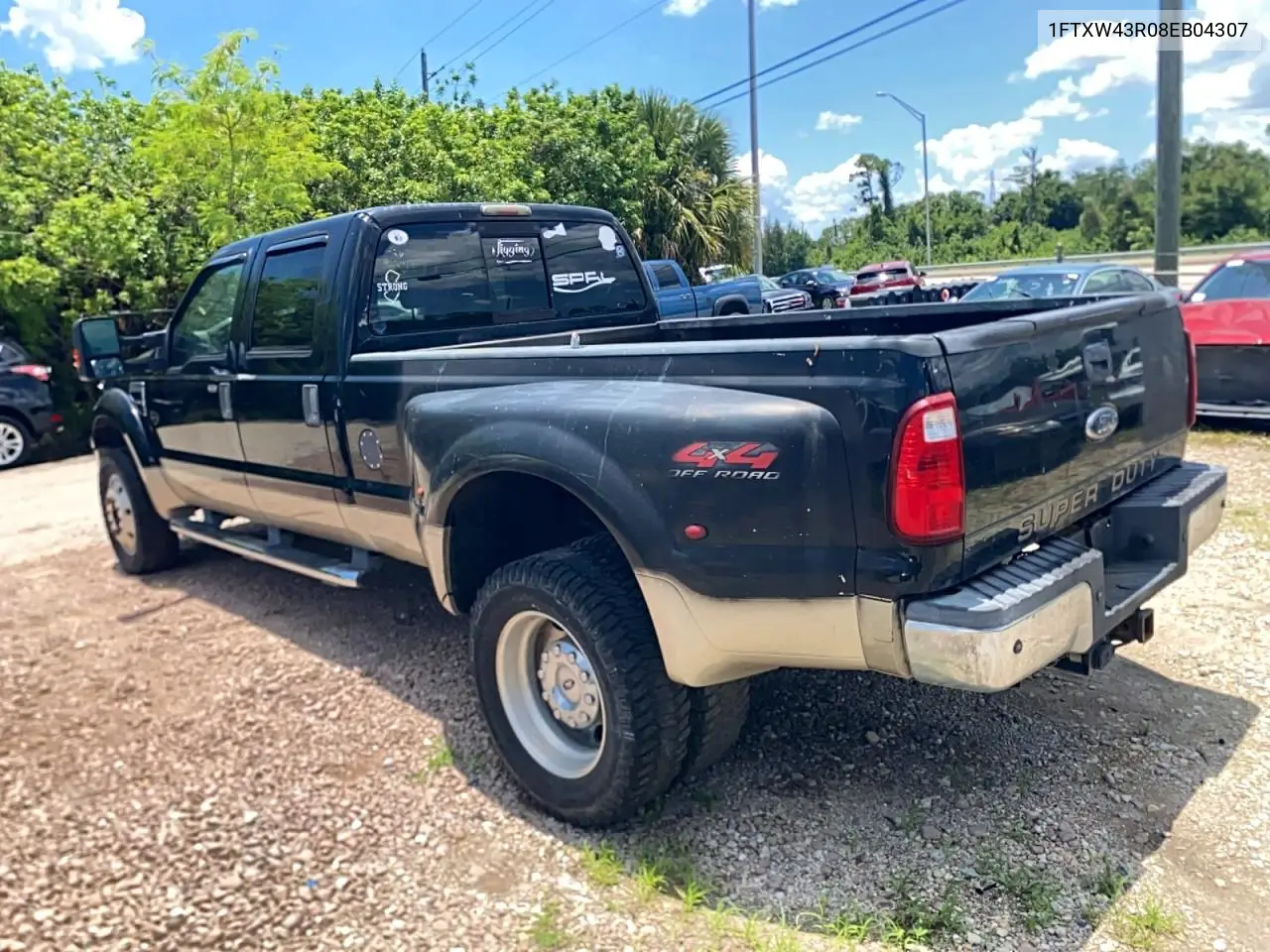 2008 Ford F450 Super Duty VIN: 1FTXW43R08EB04307 Lot: 59144316