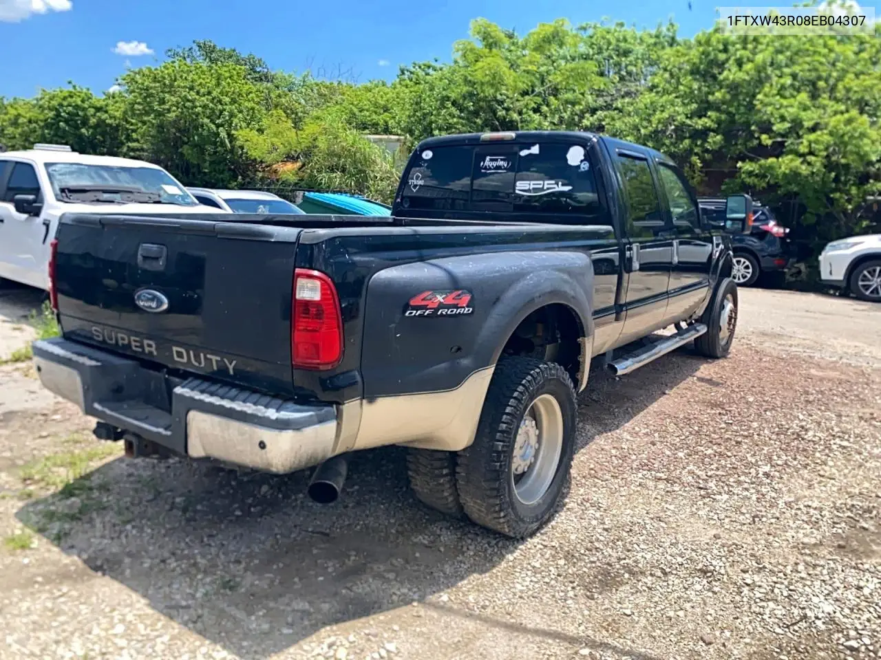 2008 Ford F450 Super Duty VIN: 1FTXW43R08EB04307 Lot: 59144316