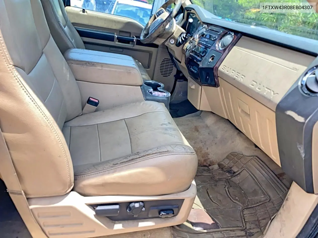 2008 Ford F450 Super Duty VIN: 1FTXW43R08EB04307 Lot: 59144316