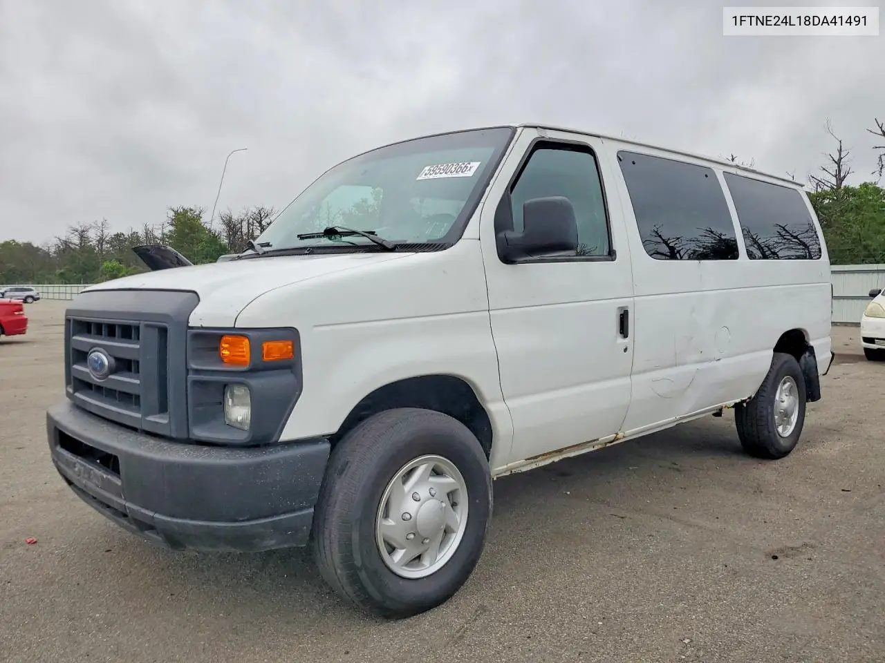 2008 Ford Econoline E250 Van VIN: 1FTNE24L18DA41491 Lot: 59590366