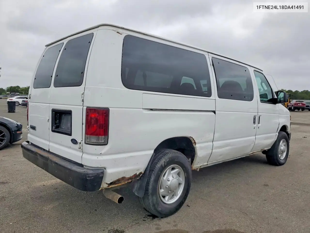 2008 Ford Econoline E250 Van VIN: 1FTNE24L18DA41491 Lot: 59590366