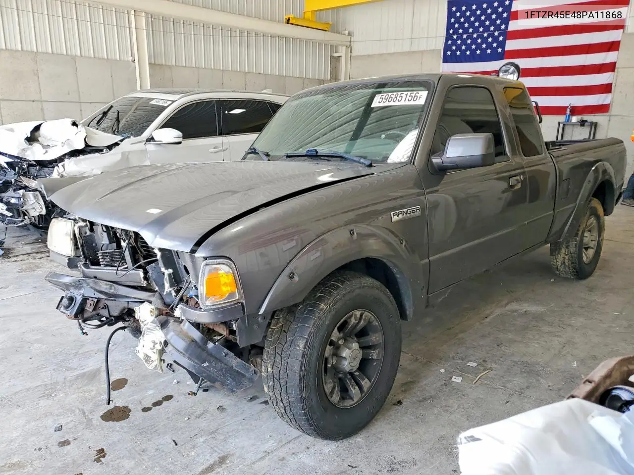 2008 Ford Ranger Super Cab VIN: 1FTZR45E48PA11868 Lot: 59685156