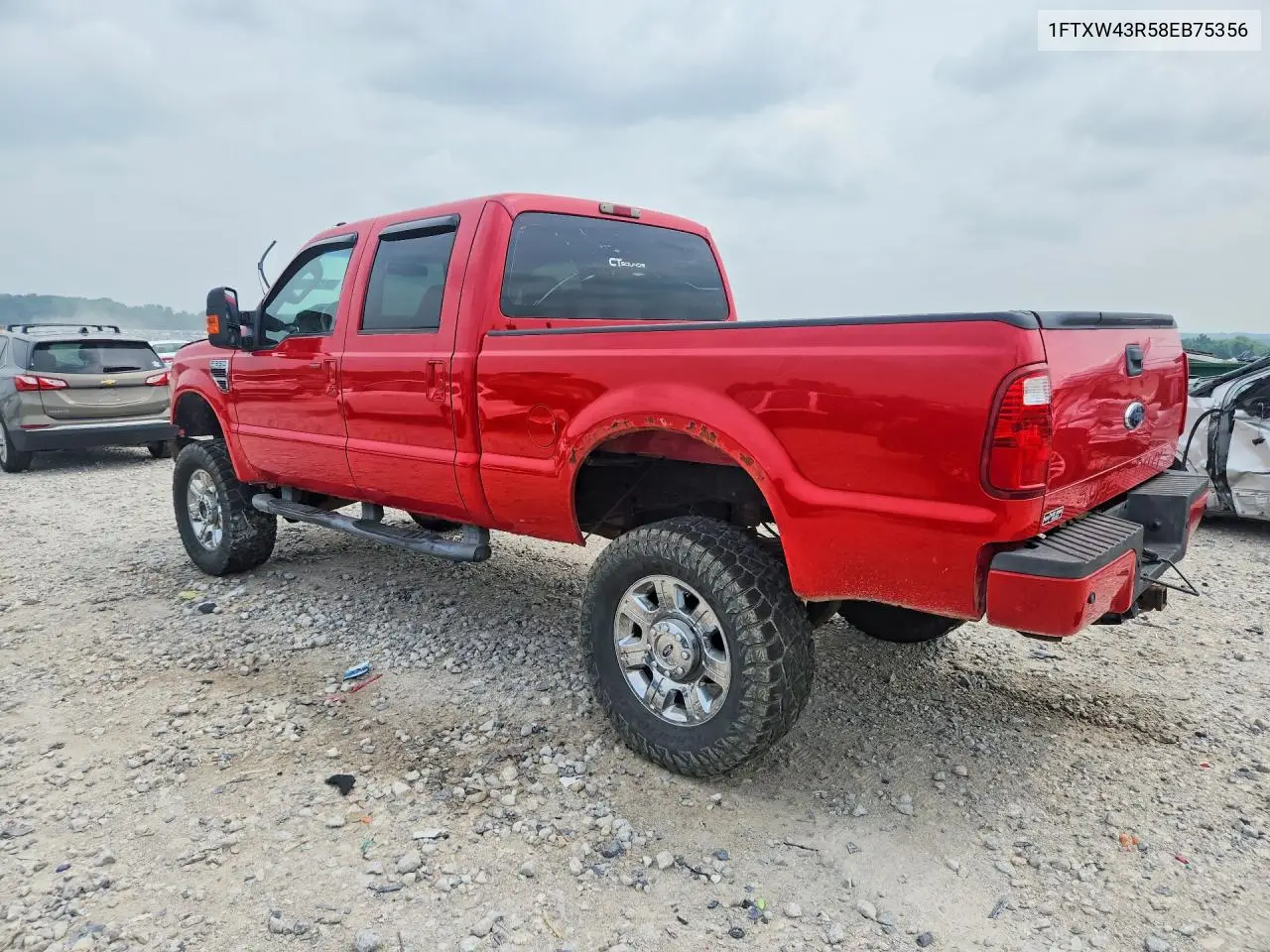 2008 Ford F350 Sd Lariat Crew Cab 4Wd Diesel VIN: 1FTXW43R58EB75356 Lot: 60132456