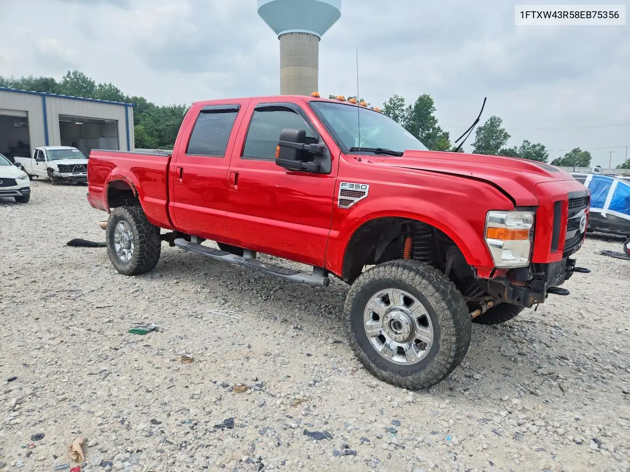 2008 Ford F350 Sd Lariat Crew Cab 4Wd Diesel VIN: 1FTXW43R58EB75356 Lot: 60132456