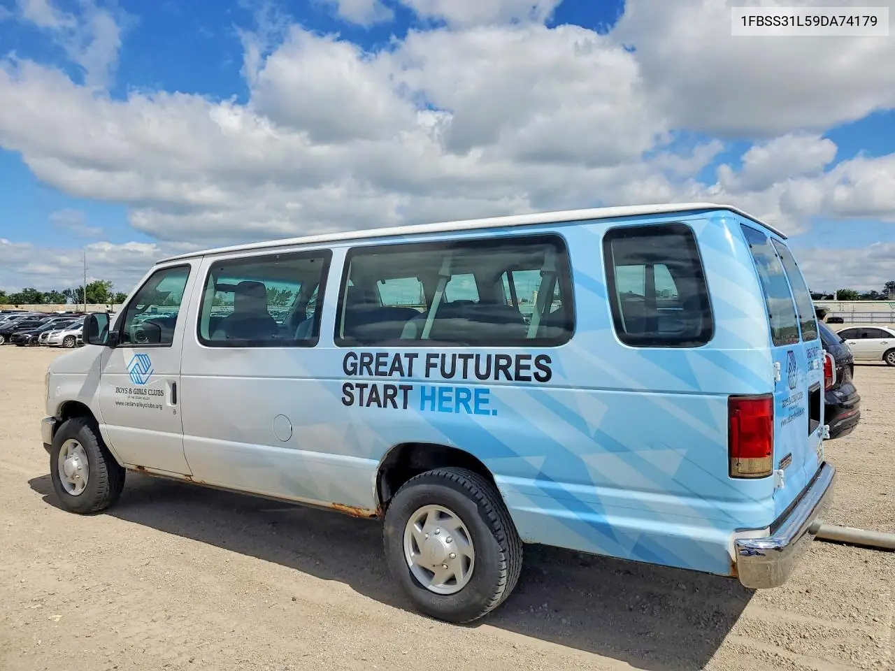 2009 Ford Econoline E350 Super Duty Wagon VIN: 1FBSS31L59DA74179 Lot: 57137366