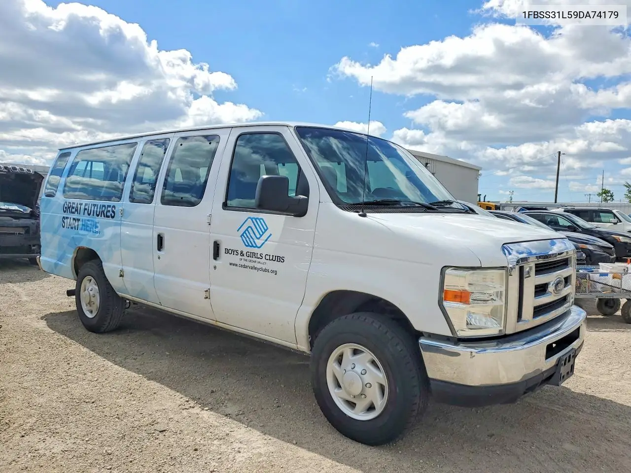 2009 Ford Econoline E350 Super Duty Wagon VIN: 1FBSS31L59DA74179 Lot: 57137366