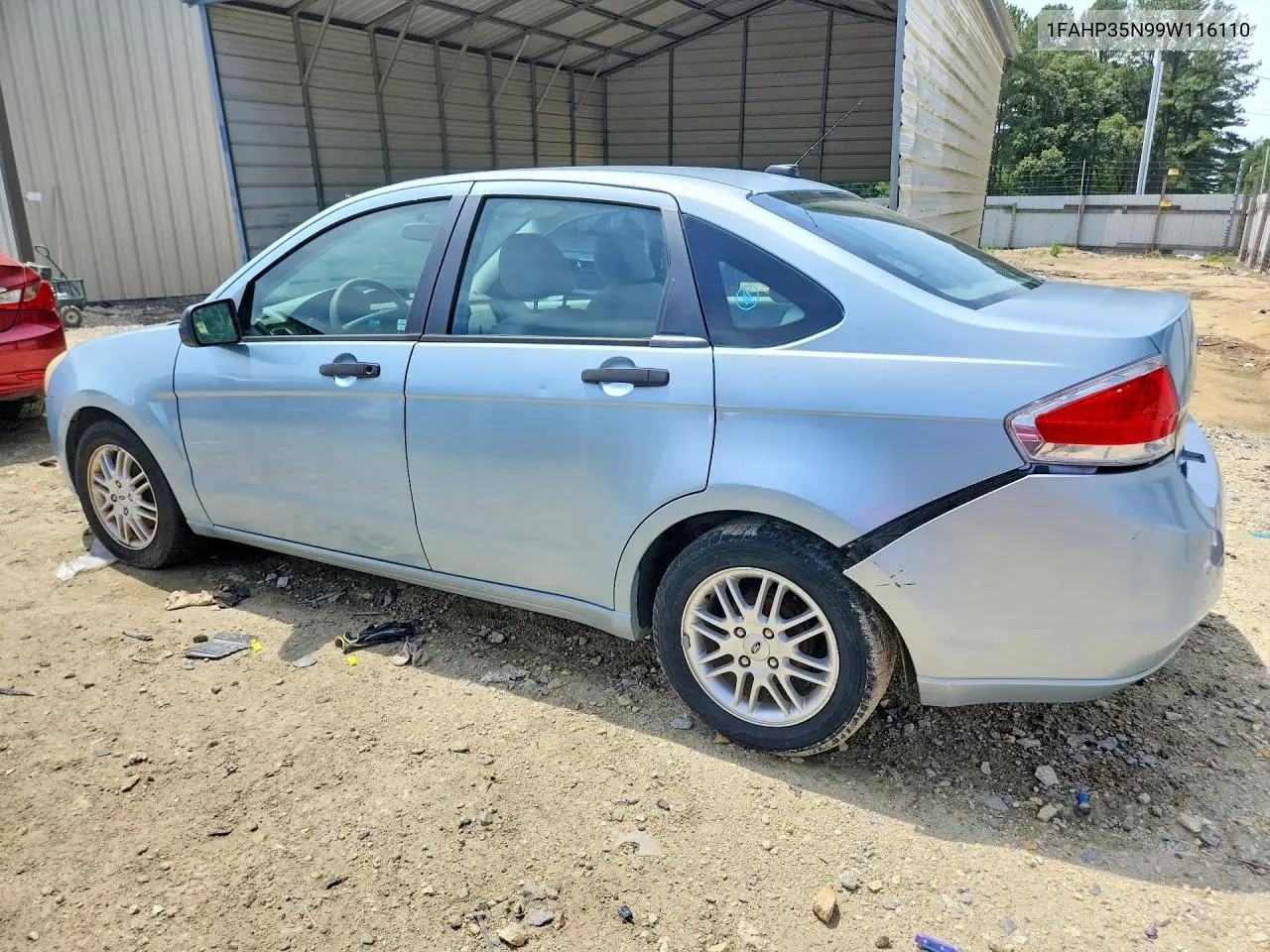 2009 Ford Focus Se VIN: 1FAHP35N99W116110 Lot: 57172266