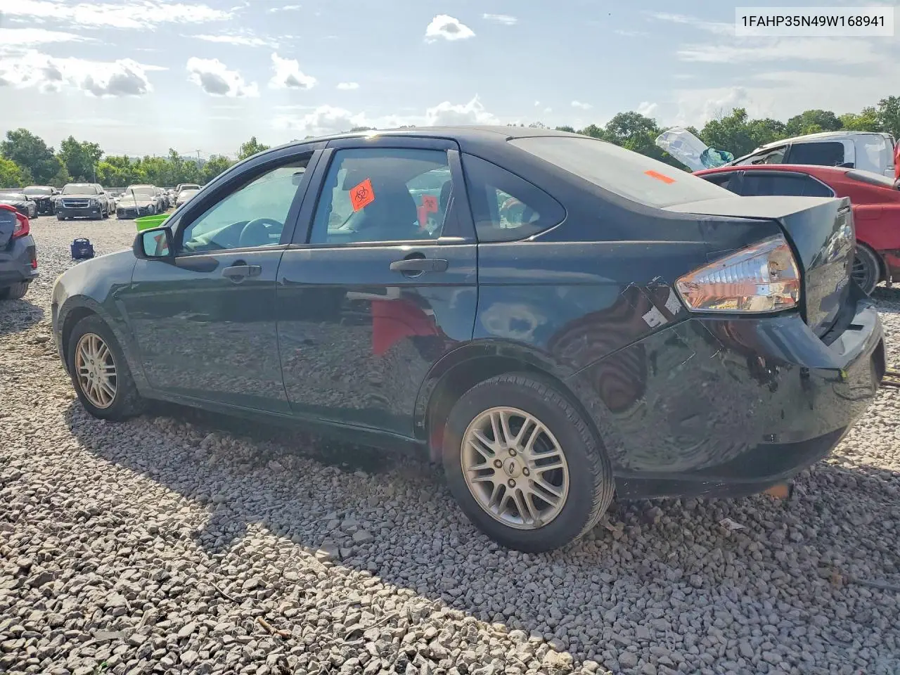 2009 Ford Focus Se VIN: 1FAHP35N49W168941 Lot: 58580956