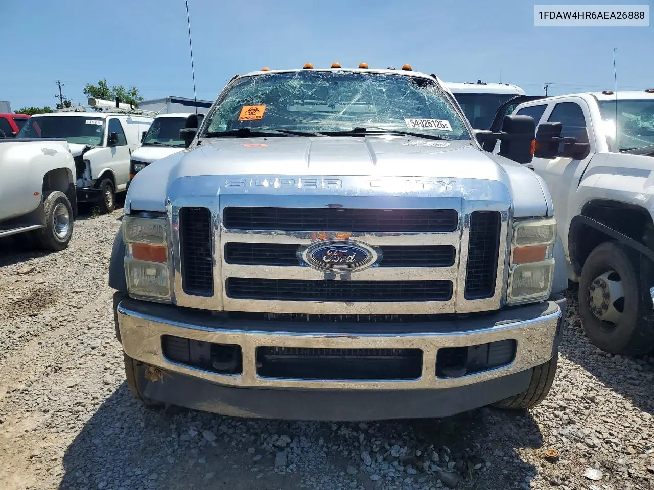 2010 Ford F450 Super Duty VIN: 1FDAW4HR6AEA26888 Lot: 54926126