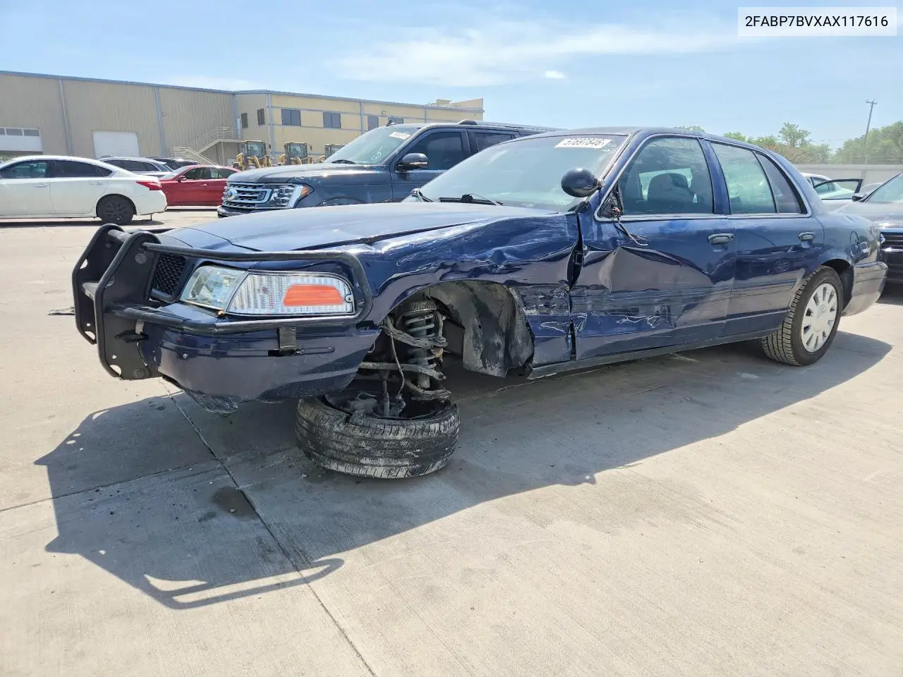 2010 Ford Crown Victoria Police Interceptor VIN: 2FABP7BVXAX117616 Lot: 57697846