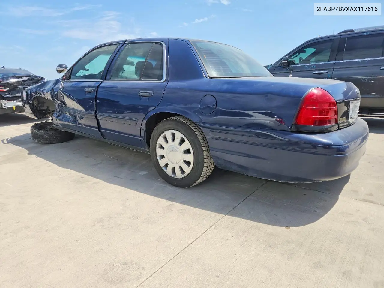 2010 Ford Crown Victoria Police Interceptor VIN: 2FABP7BVXAX117616 Lot: 57697846