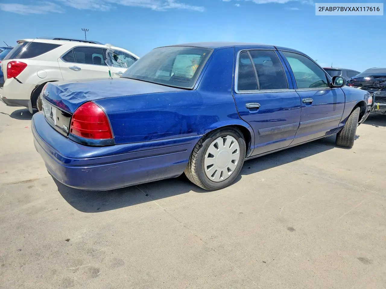 2010 Ford Crown Victoria Police Interceptor VIN: 2FABP7BVXAX117616 Lot: 57697846