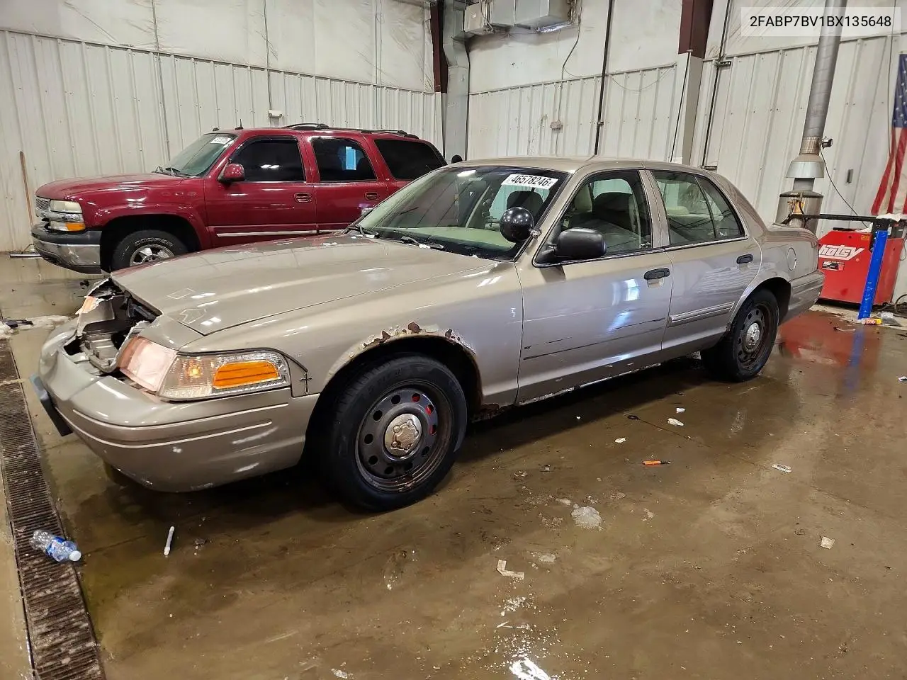 2011 Ford Crown Victoria Police Interceptor VIN: 2FABP7BV1BX135648 Lot: 46578246