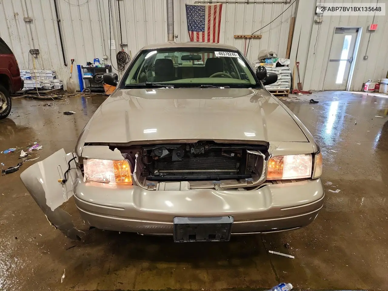 2011 Ford Crown Victoria Police Interceptor VIN: 2FABP7BV1BX135648 Lot: 46578246