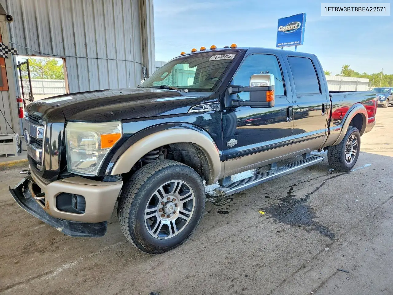 2011 Ford F350 Super Duty VIN: 1FT8W3BT8BEA22571 Lot: 56138486