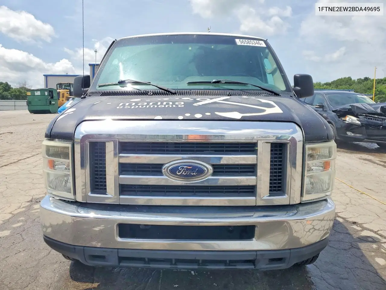 2011 Ford Econoline E250 Van VIN: 1FTNE2EW2BDA49695 Lot: 56585346