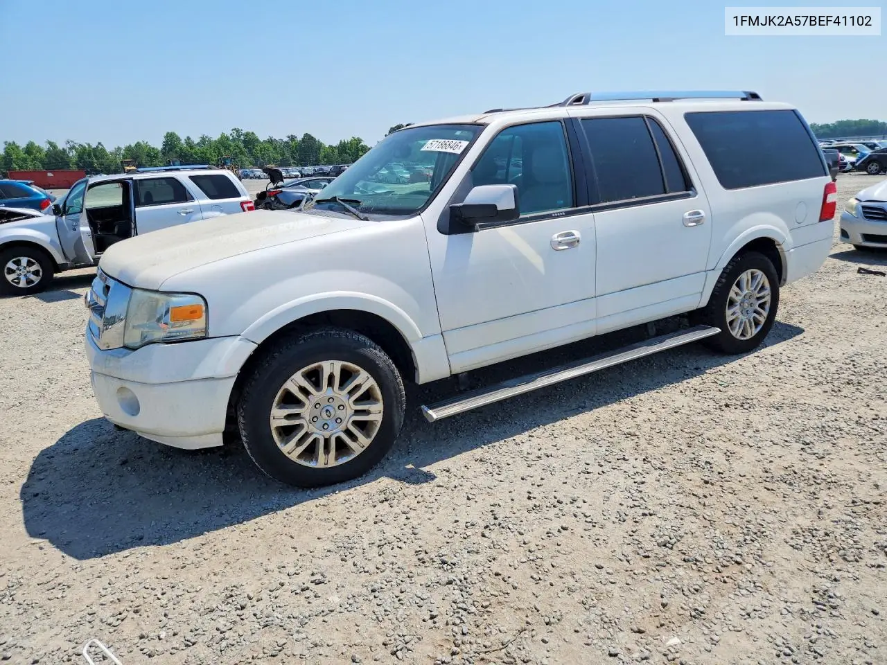 2011 Ford Expedition El Limited VIN: 1FMJK2A57BEF41102 Lot: 57186846