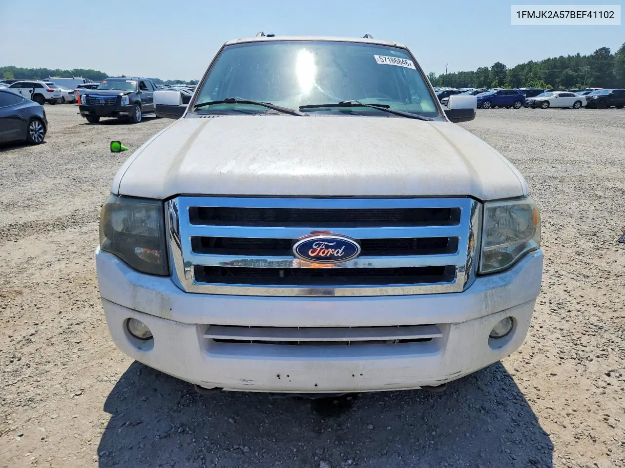 2011 Ford Expedition El Limited VIN: 1FMJK2A57BEF41102 Lot: 57186846