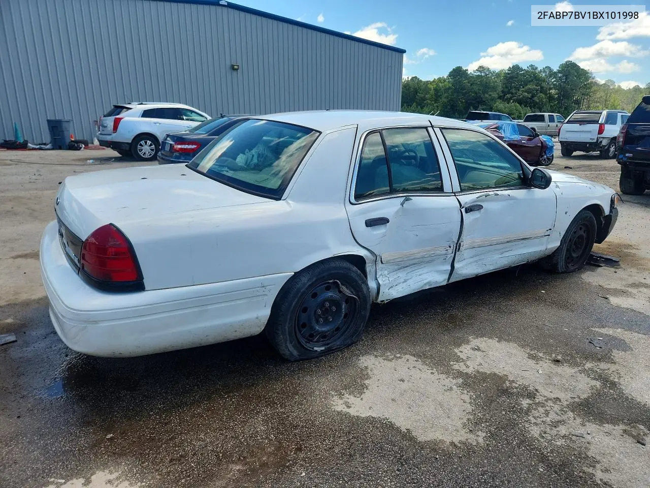 2011 Ford Crown Victoria Police Interceptor VIN: 2FABP7BV1BX101998 Lot: 57544026