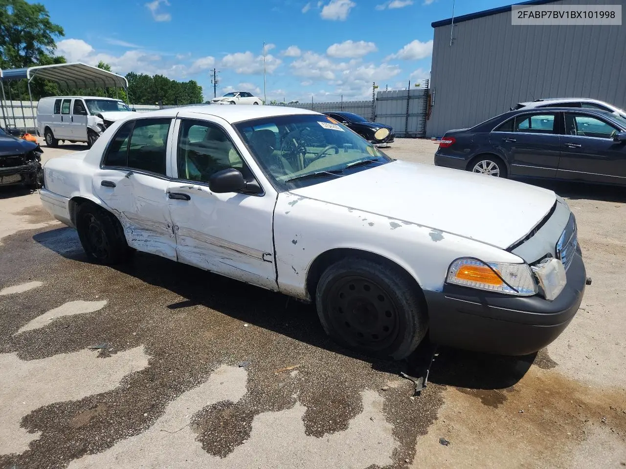 2011 Ford Crown Victoria Police Interceptor VIN: 2FABP7BV1BX101998 Lot: 57544026