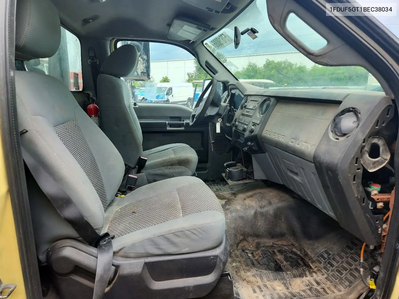 2011 Ford F550 Super Duty Dump Truck VIN: 1FDUF5GT1BEC38034 Lot: 57619086