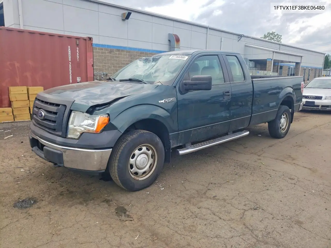 2011 Ford F150 Super Cab VIN: 1FTVX1EF3BKE06480 Lot: 57768366