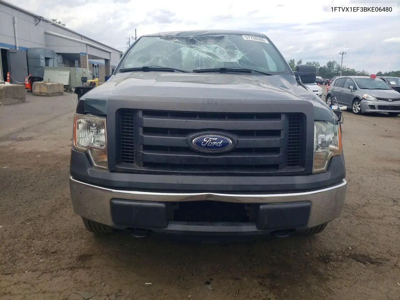 2011 Ford F150 Super Cab VIN: 1FTVX1EF3BKE06480 Lot: 57768366