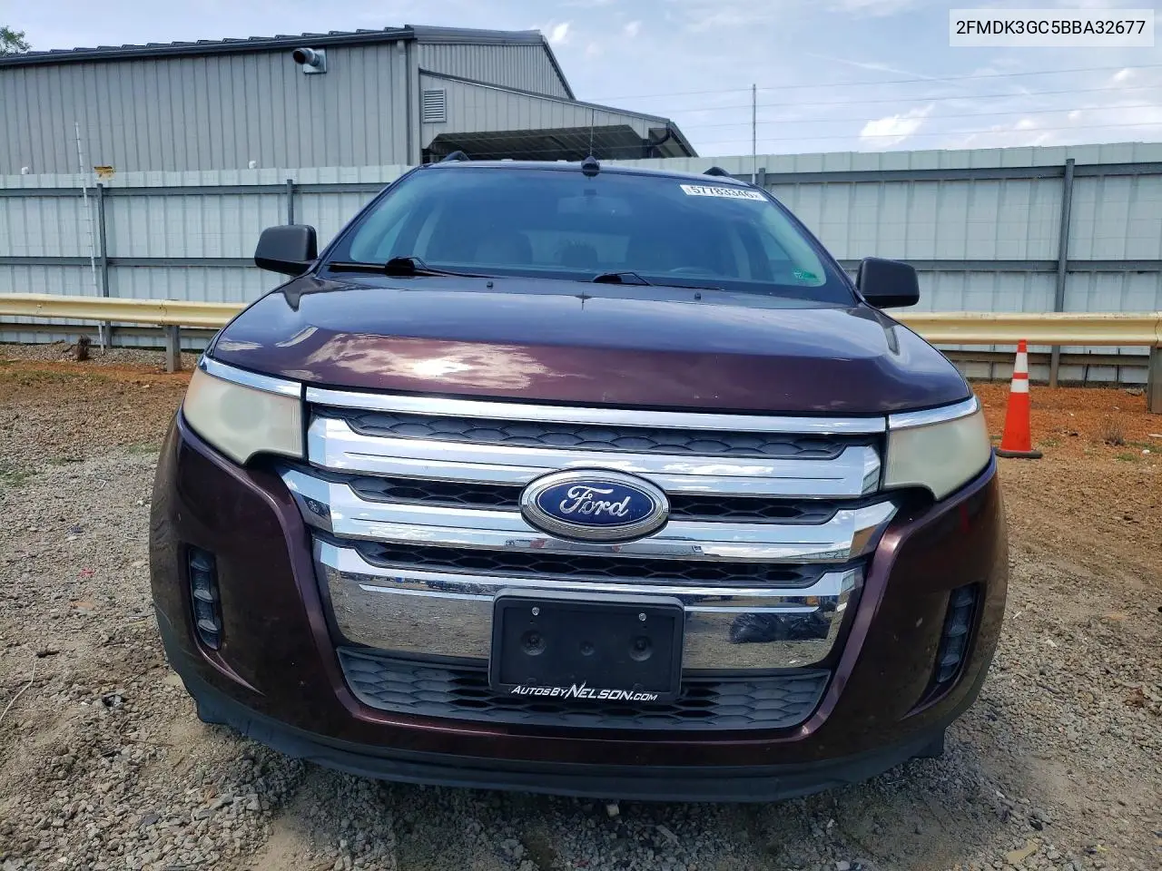 2011 Ford Edge Se VIN: 2FMDK3GC5BBA32677 Lot: 57783346