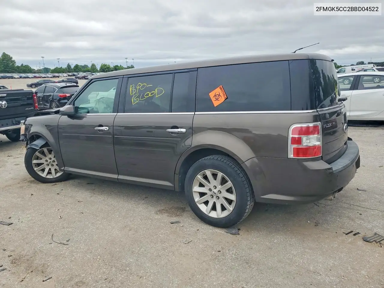 2011 Ford Flex Sel VIN: 2FMGK5CC2BBD04522 Lot: 58067126