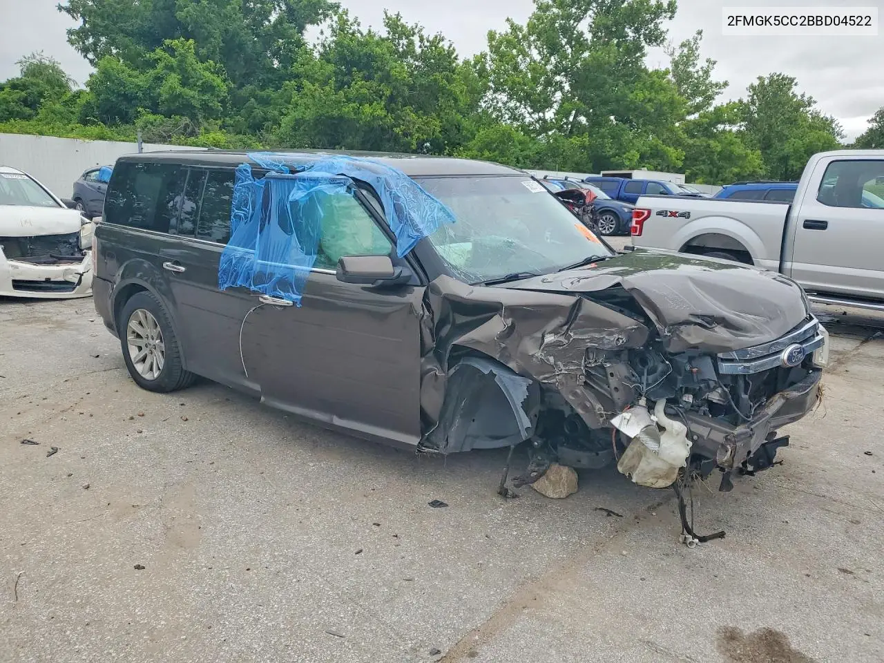 2011 Ford Flex Sel VIN: 2FMGK5CC2BBD04522 Lot: 58067126