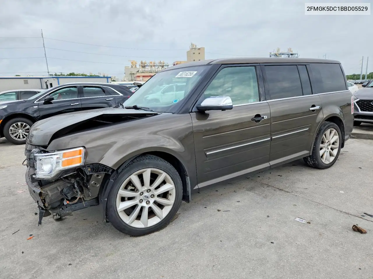 2011 Ford Flex Limited VIN: 2FMGK5DC1BBD05529 Lot: 58316256