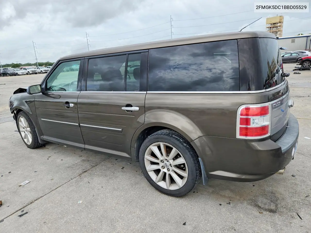2011 Ford Flex Limited VIN: 2FMGK5DC1BBD05529 Lot: 58316256