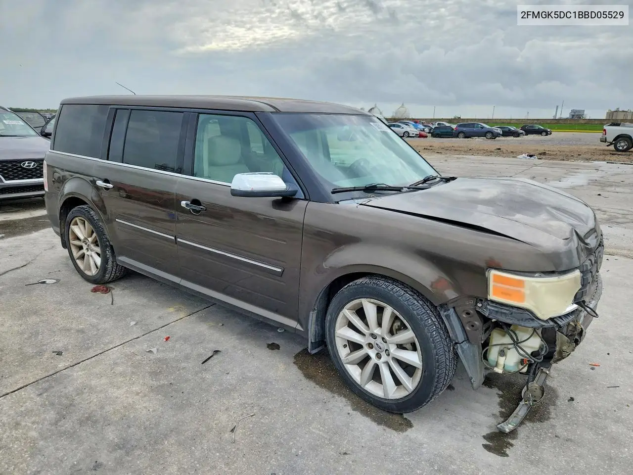 2011 Ford Flex Limited VIN: 2FMGK5DC1BBD05529 Lot: 58316256