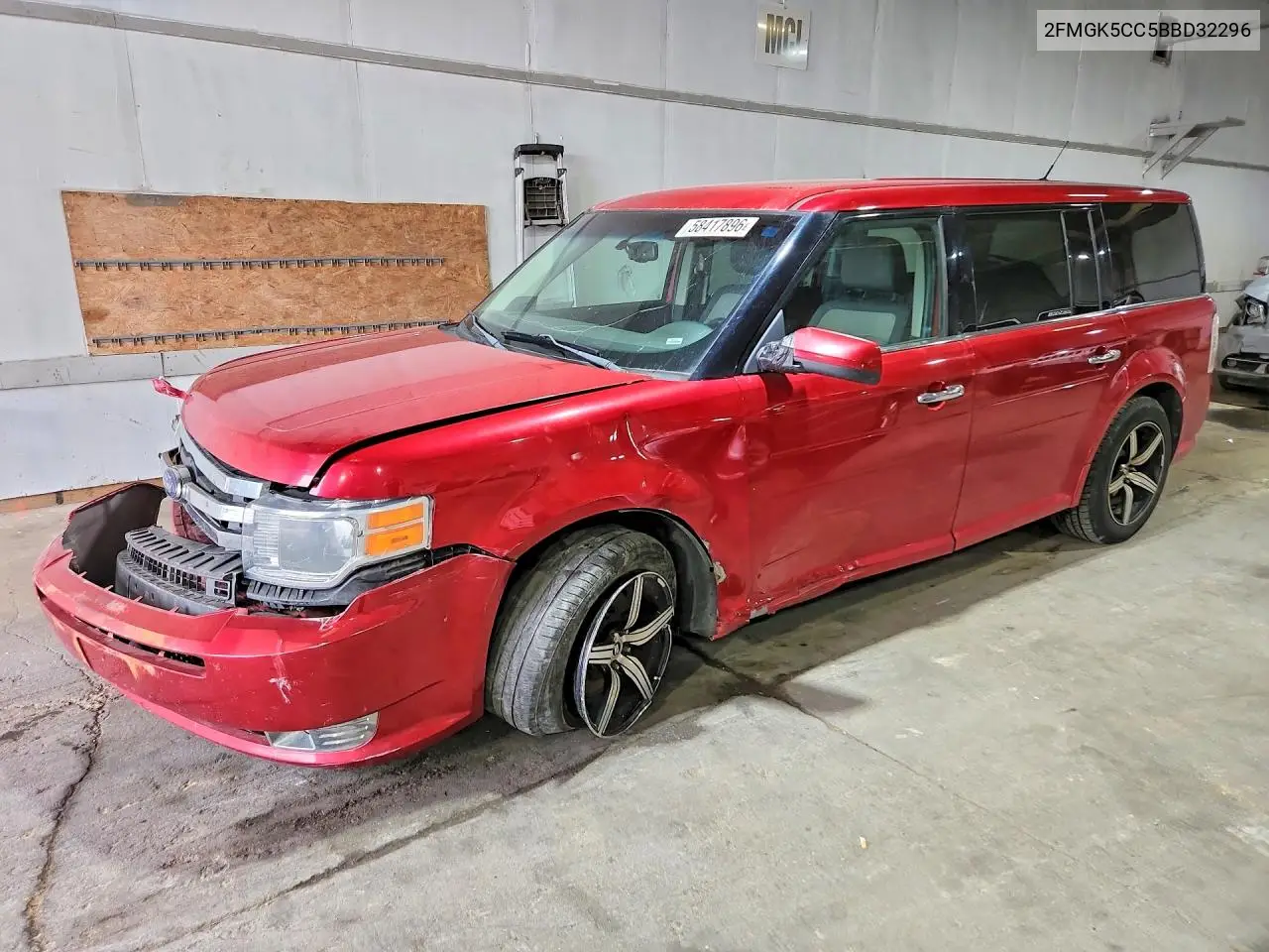 2011 Ford Flex Sel VIN: 2FMGK5CC5BBD32296 Lot: 58417896