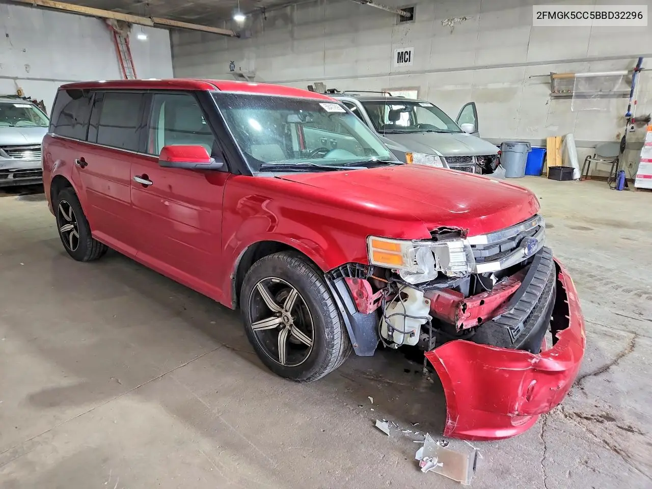 2011 Ford Flex Sel VIN: 2FMGK5CC5BBD32296 Lot: 58417896