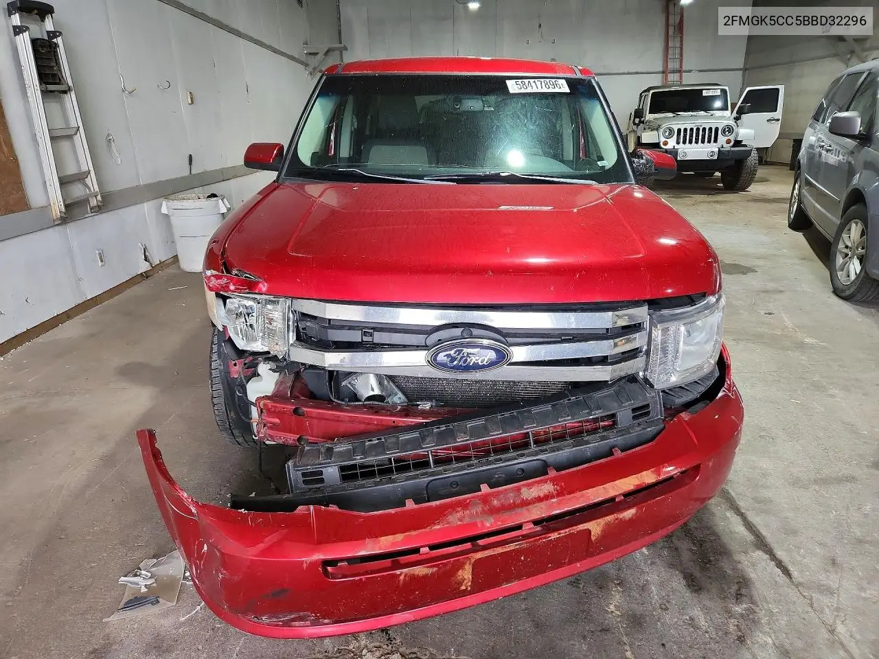 2011 Ford Flex Sel VIN: 2FMGK5CC5BBD32296 Lot: 58417896