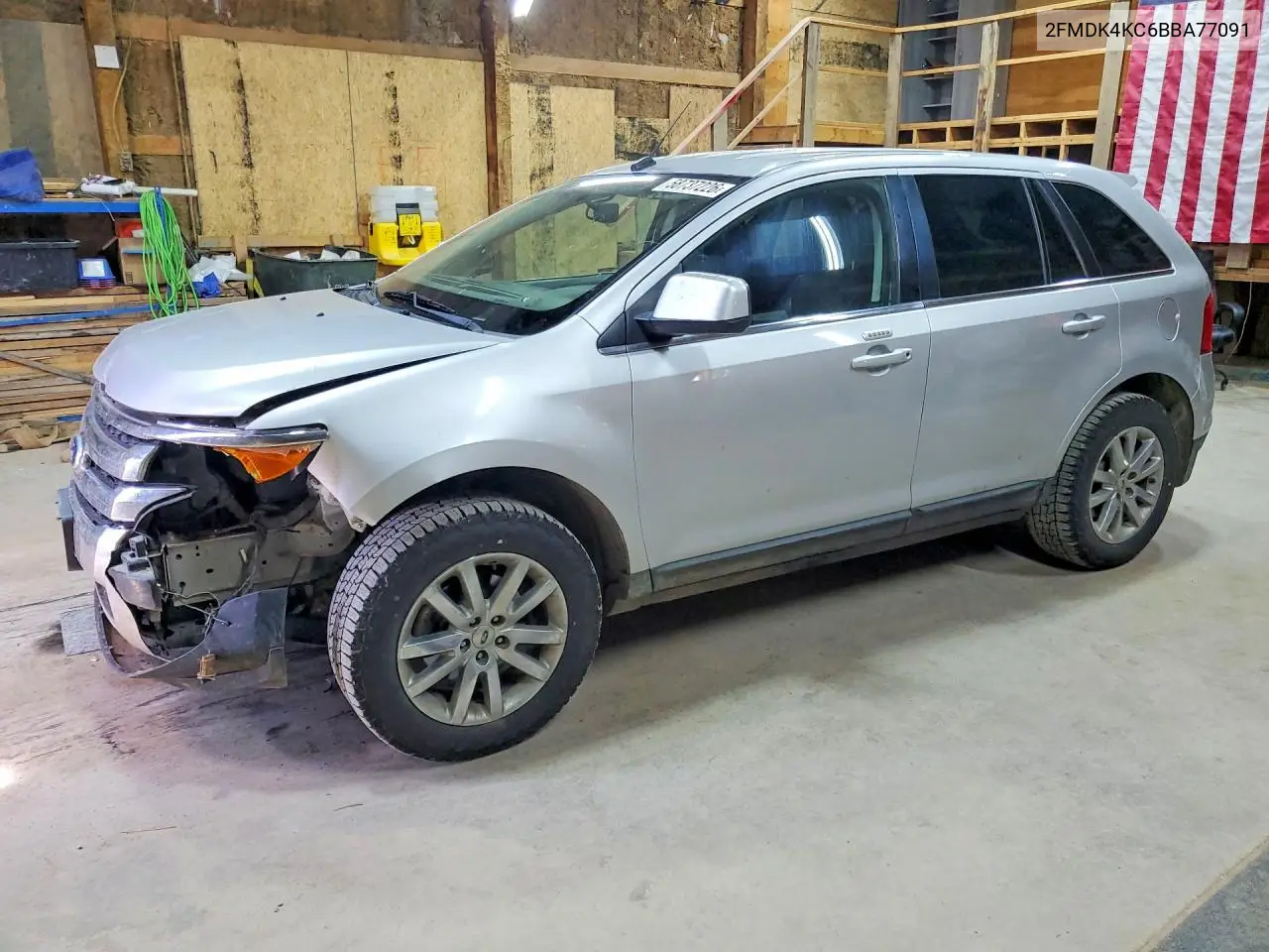 2011 Ford Edge Limited VIN: 2FMDK4KC6BBA77091 Lot: 58737226
