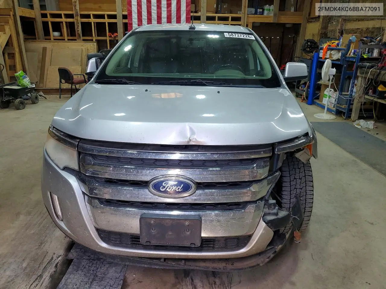 2011 Ford Edge Limited VIN: 2FMDK4KC6BBA77091 Lot: 58737226