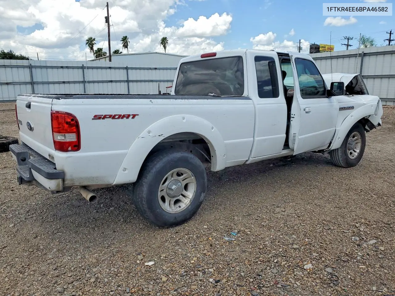 2011 Ford Ranger Super Cab VIN: 1FTKR4EE6BPA46582 Lot: 59310346
