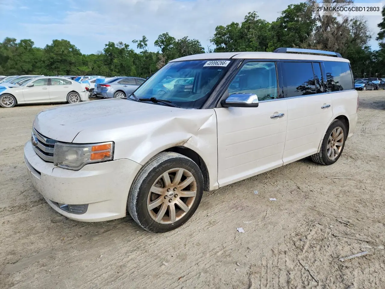 2012 Ford Flex Limited VIN: 2FMGK5DC6CBD12803 Lot: 48996266