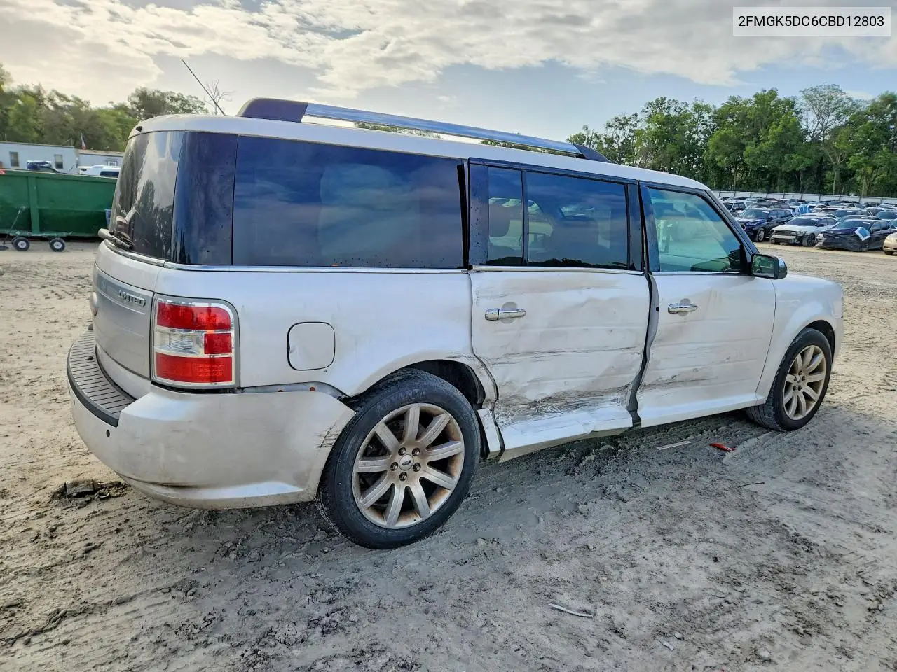 2012 Ford Flex Limited VIN: 2FMGK5DC6CBD12803 Lot: 48996266