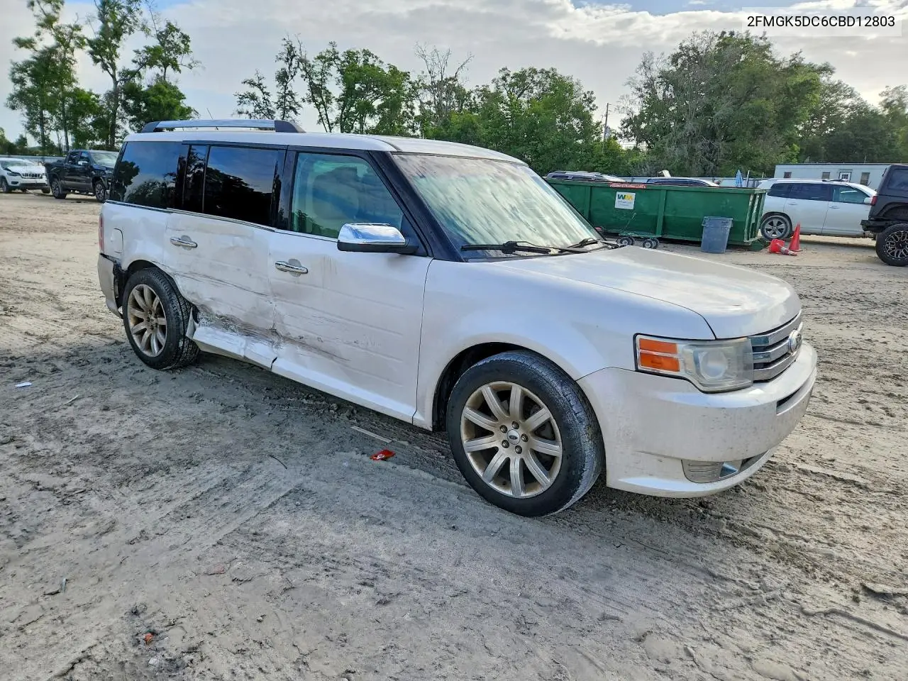 2012 Ford Flex Limited VIN: 2FMGK5DC6CBD12803 Lot: 48996266