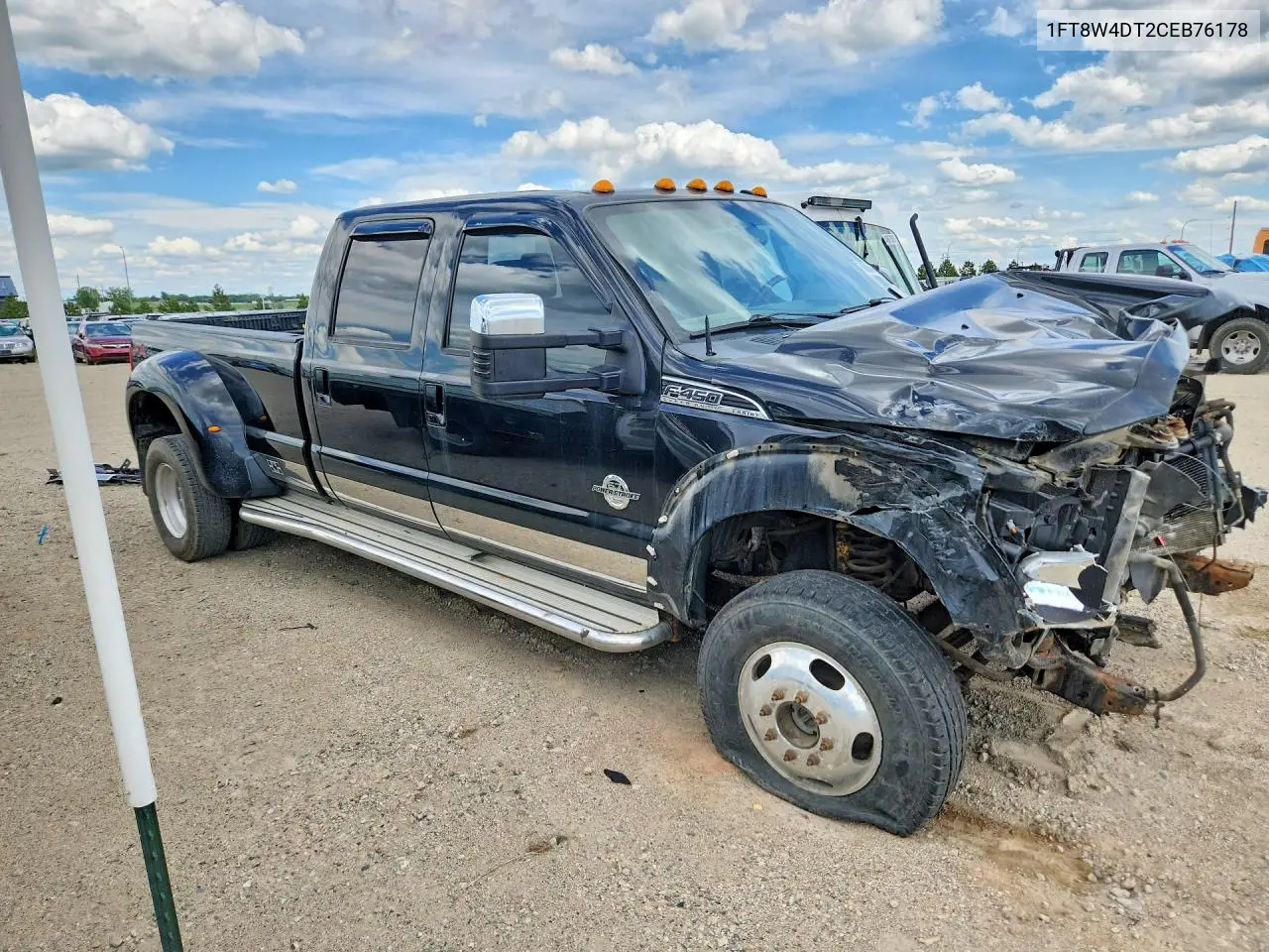 2012 Ford F450 Super Duty VIN: 1FT8W4DT2CEB76178 Lot: 56005906