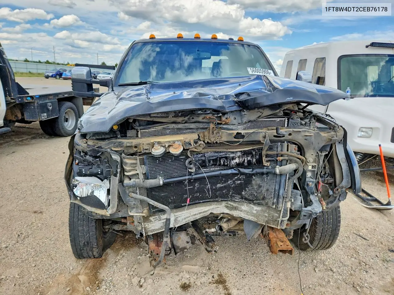 2012 Ford F450 Super Duty VIN: 1FT8W4DT2CEB76178 Lot: 56005906
