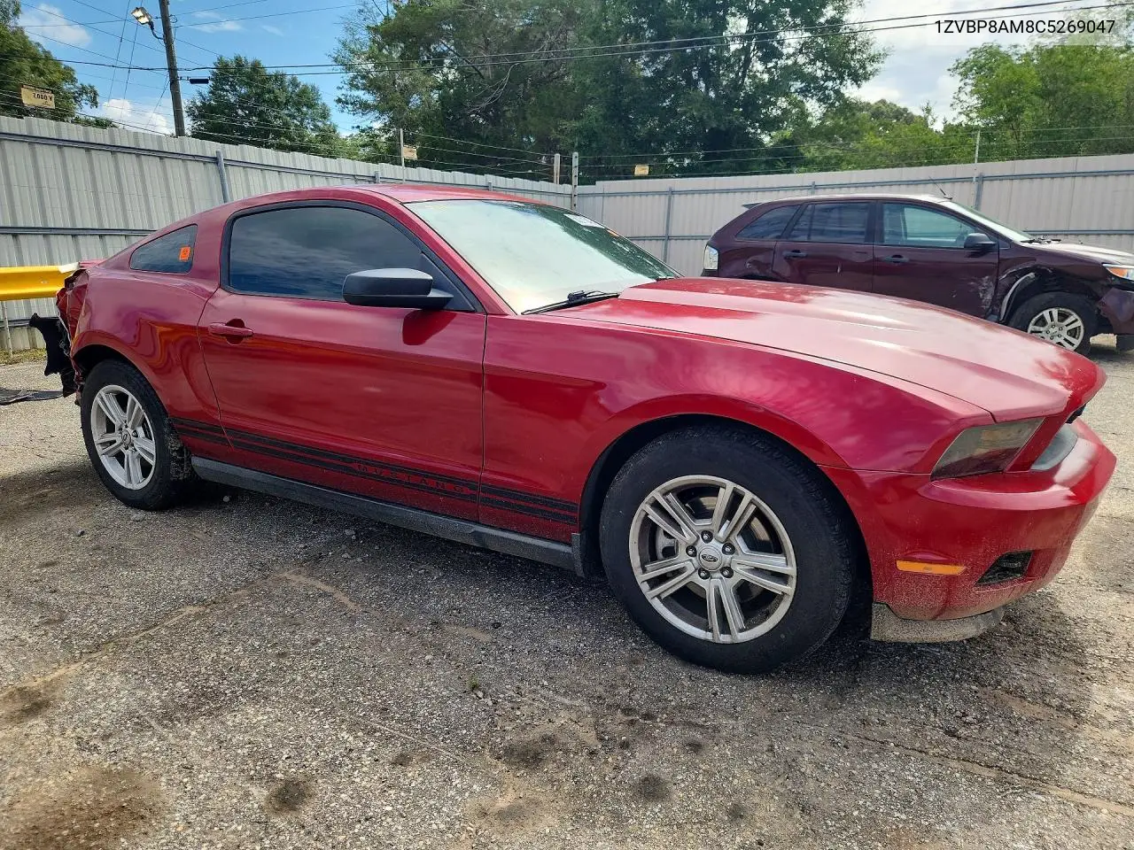 2012 Ford Mustang VIN: 1ZVBP8AM8C5269047 Lot: 56271046